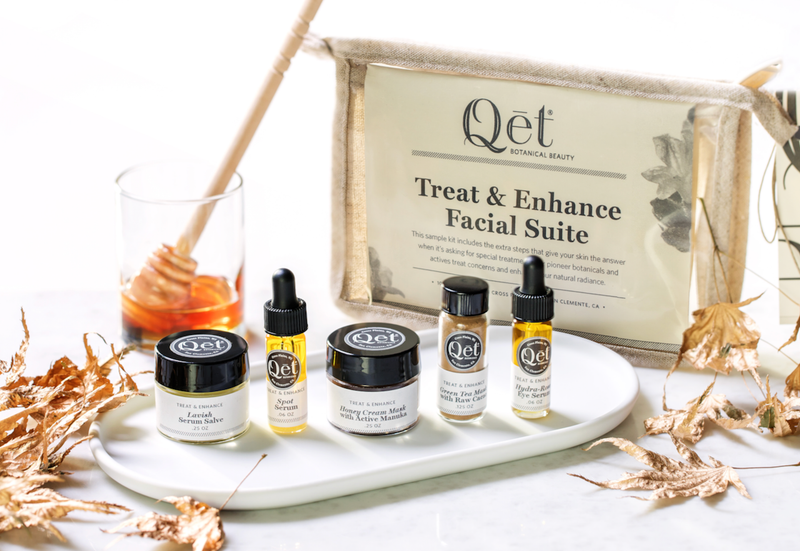 Qēt Botanicals | Treat & Enhance Facial Suite