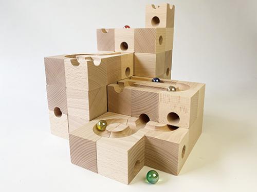 木のおもちゃ カルテット / キュボロ スタンダード50｜正規品 CUBORO