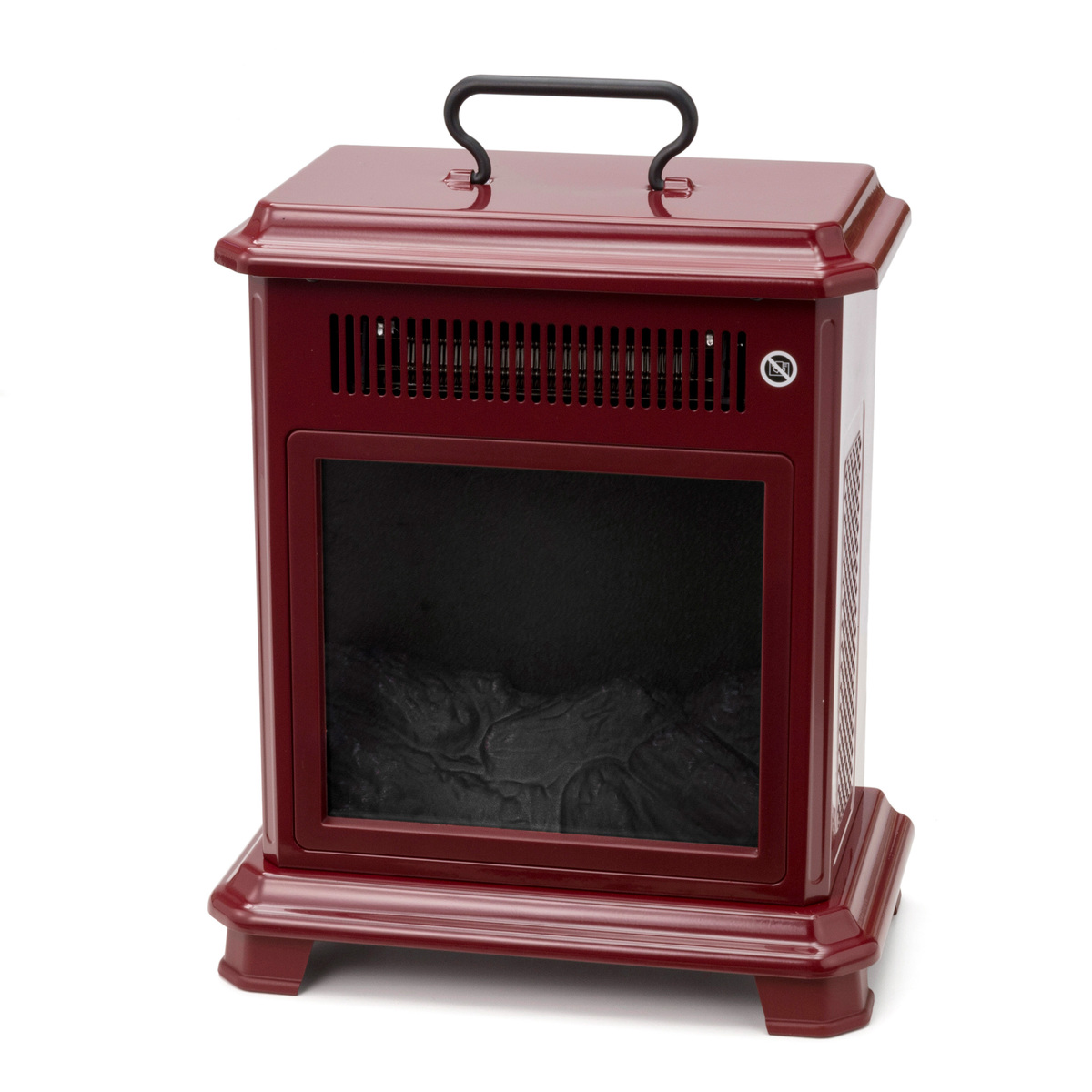 QVCジャパン 暖炉風電気温風機 暖炉型ファンヒーター パワーヒート