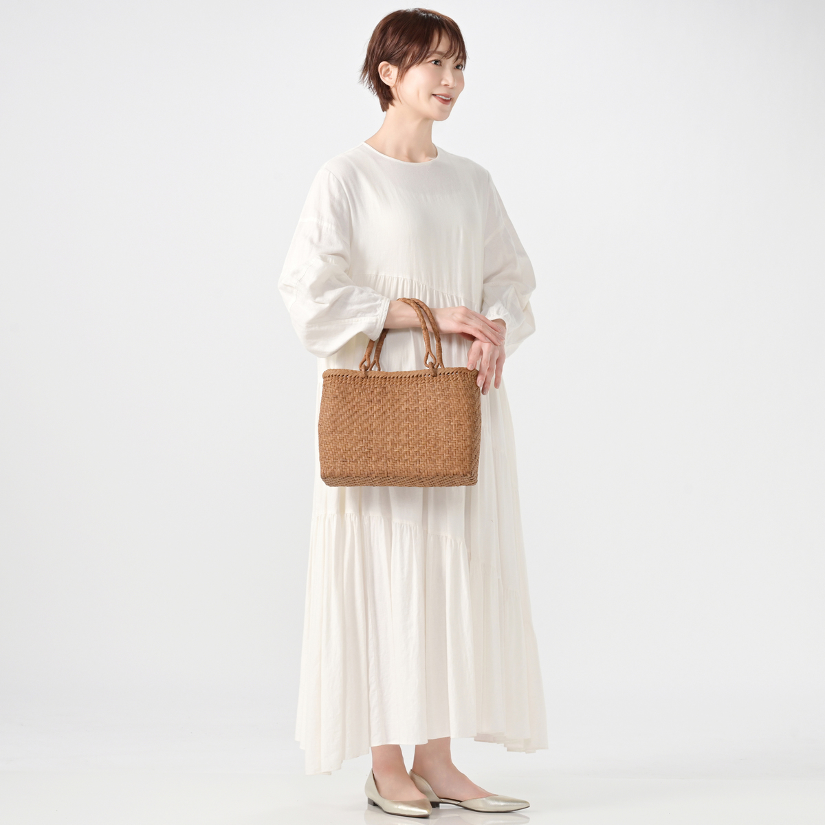 葡萄藤 網代編み 細編みバッグ 葡萄藤 - QVC.jp