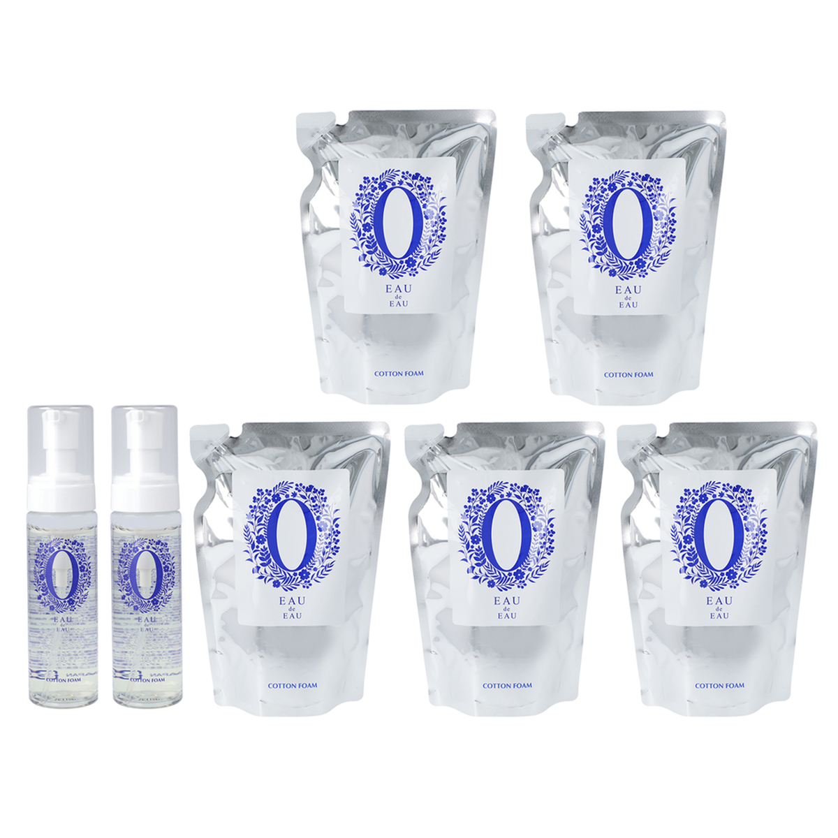 オーデュオー コットンフォームマーベラスモイスト2本+レフィル5個