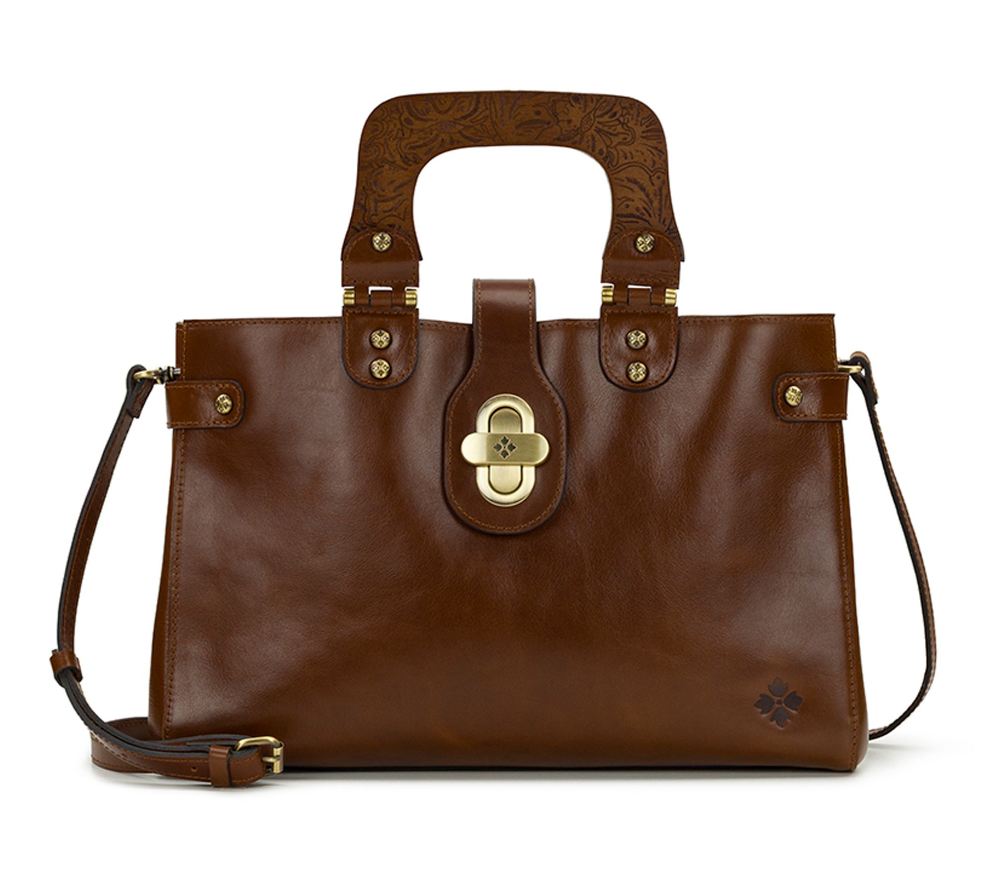 Patricia Nash Sancia Satchel - Vintage Distressed - QVC.com