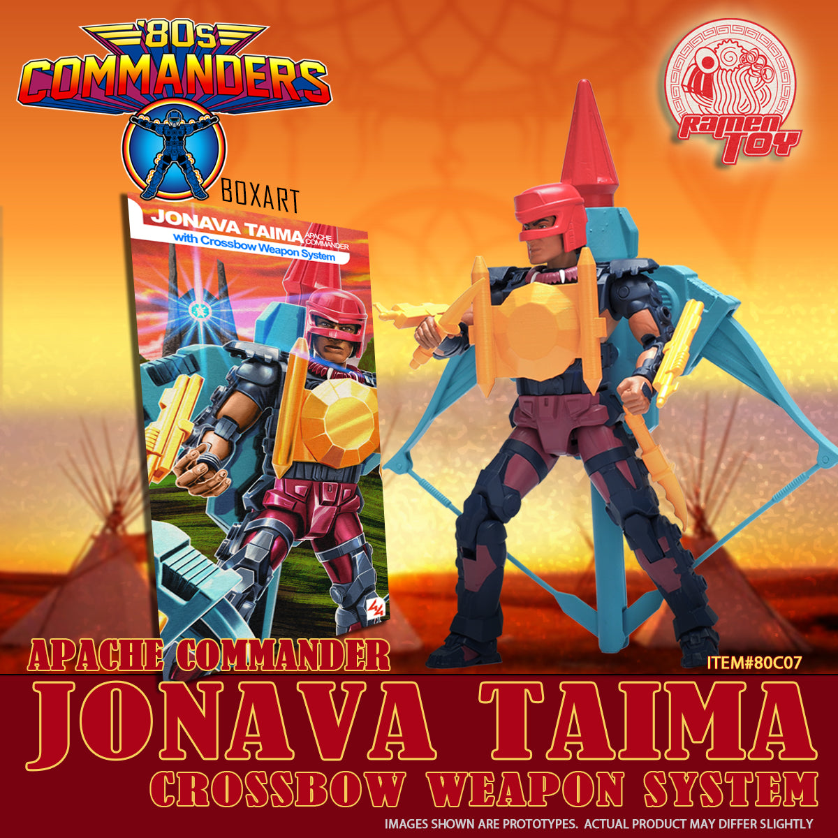 ITEM #80C07 - [80s Commander] - APACHE COMMANDER JONAVA TAIMA with