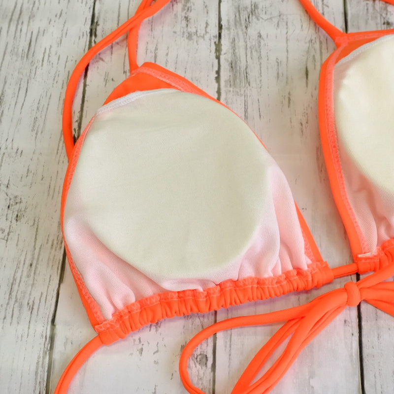 ビビッドオレンジ三角ビキニ(S) – rachagirl(ラチャガール)