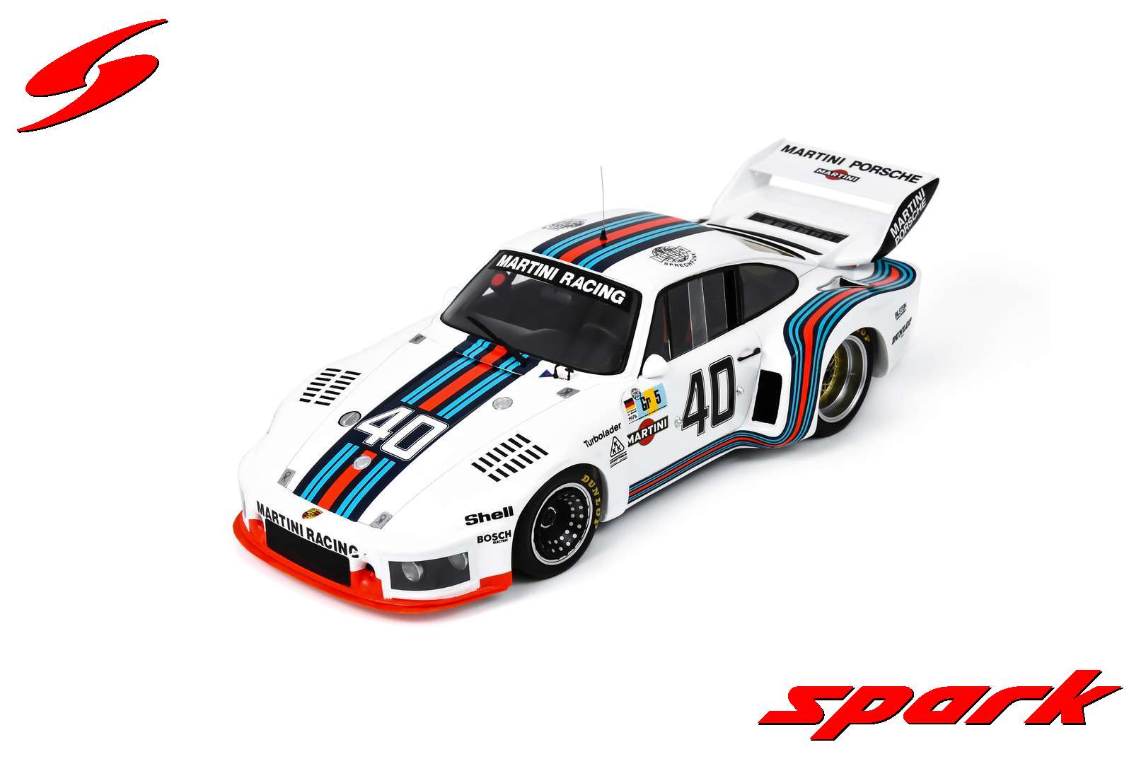 Spark 18S618 1/18 Porsche 935 No.40 4th Le Mans 24H 1976 R