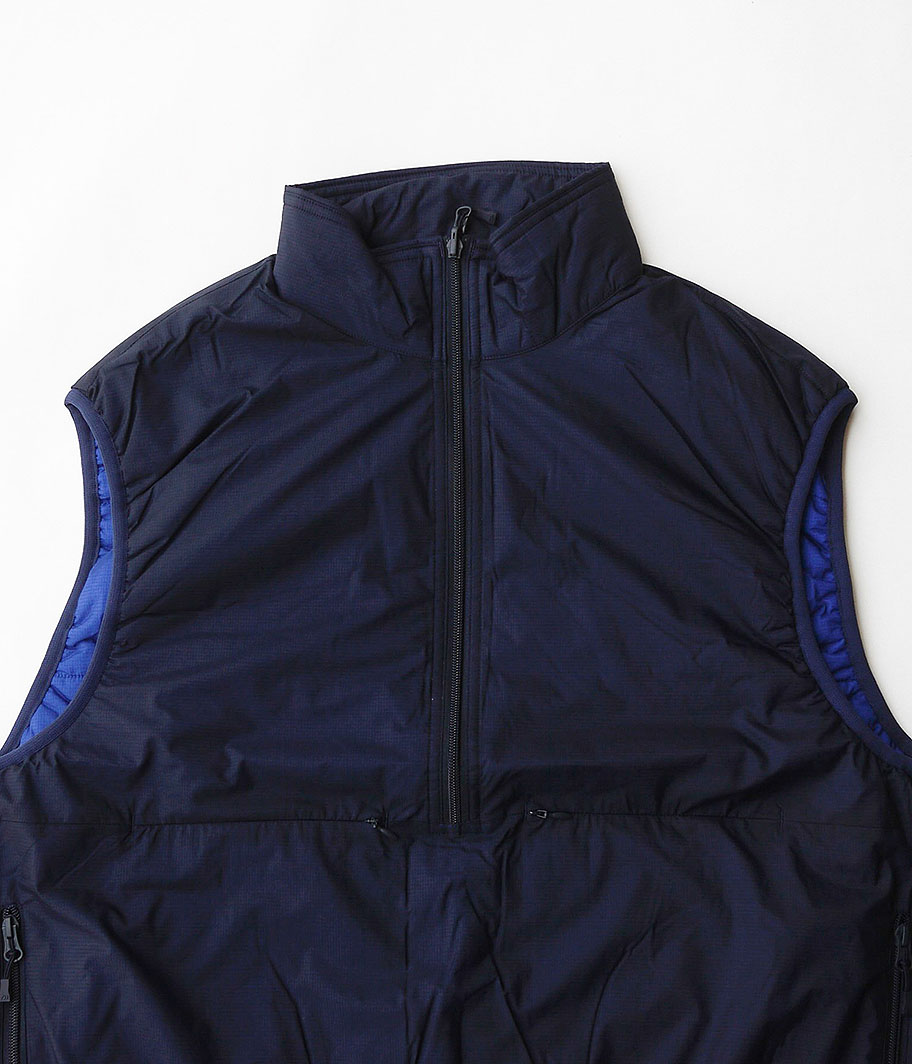 DAIWA PIER 39 TECH REVERSIBLE PULLOVER PUFF VEST [DARK NAVY