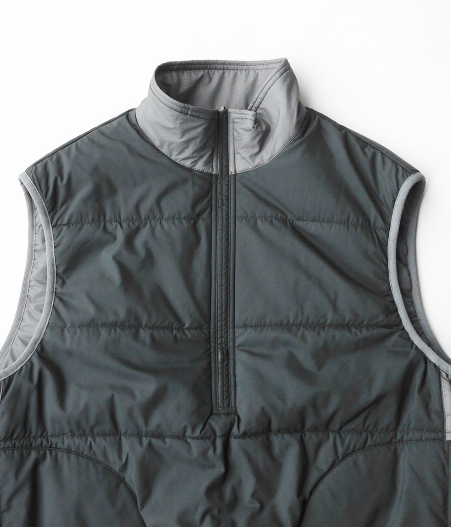 DAIWA PIER 39 TECH REVERSIBLE PULLOVER PUFF VEST [GRAY] - Fresh