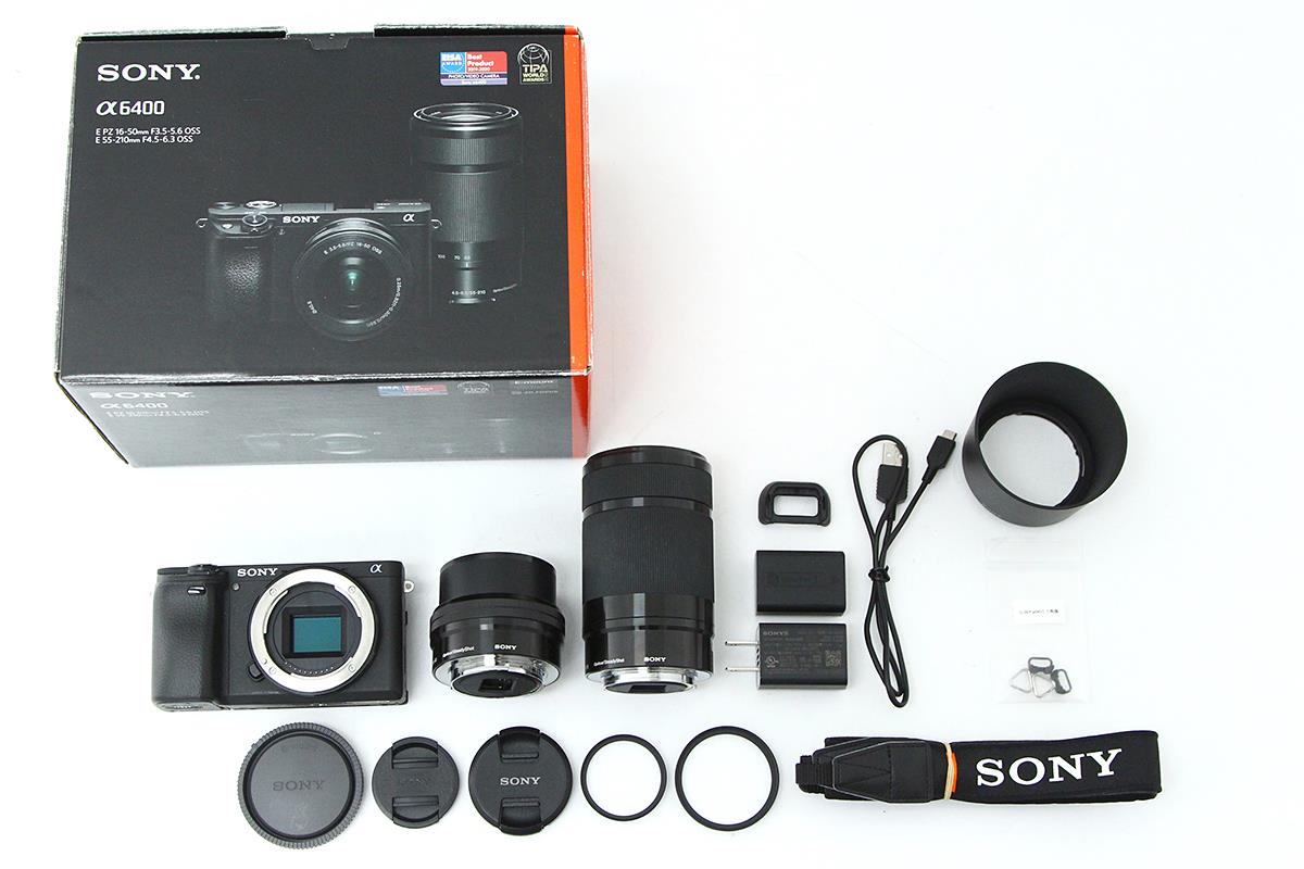 α6400 ILCE-6400Y ダブルズームレンズキット ブラック シャッター回数