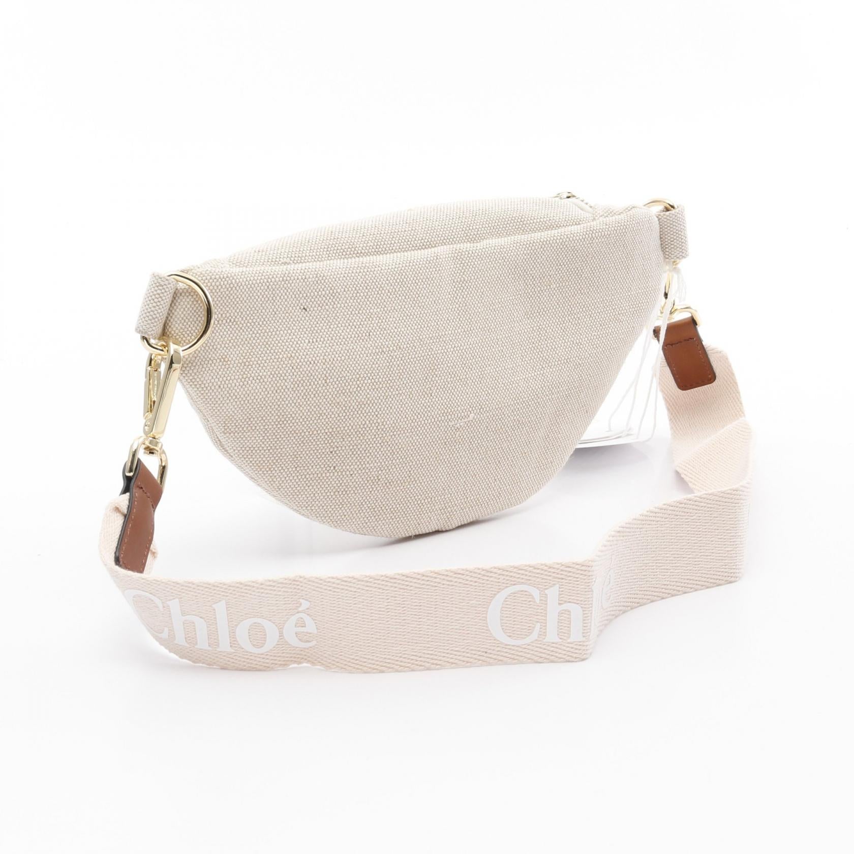 ファニーパック ボディバッグ キャンバス ベージュ クロエ – RECLO