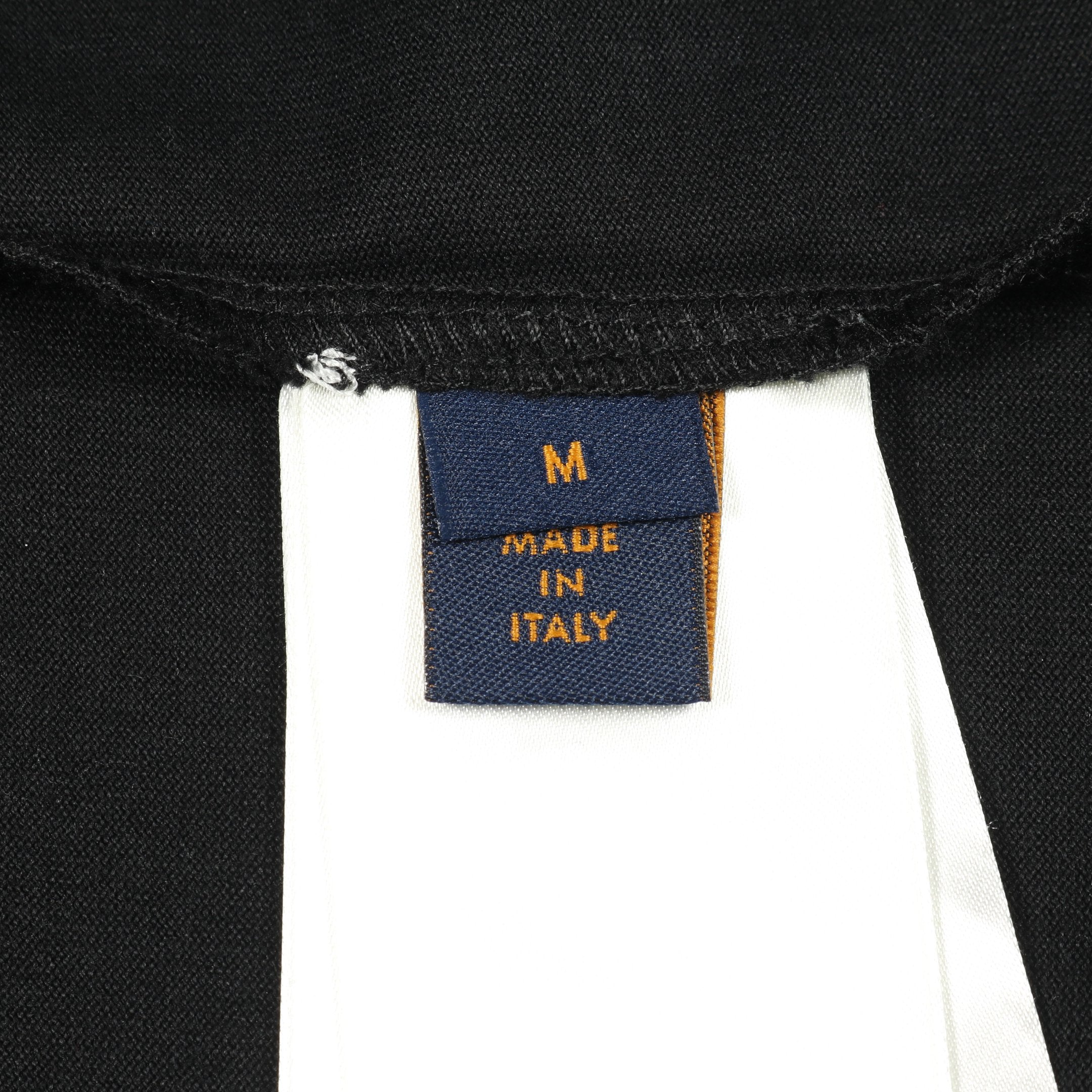 エンボスLVロゴ インサイドアウト Tシャツ クルーネック 半袖 コットン