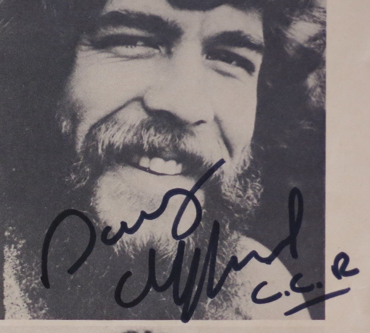 Creedence Clearwater Revival – Full Band Signed Japanese LP Insert