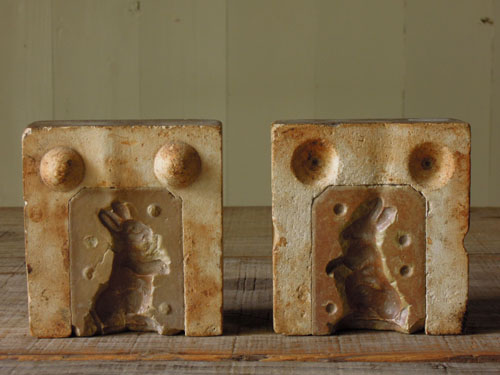 フランスアンティーク うさぎのチョコレートモールド | REFACTORY antiques