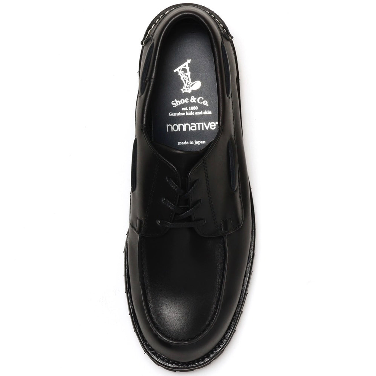 nonnative Collaboration_ Marine_Moc Black – REGAL Shoe & Co.