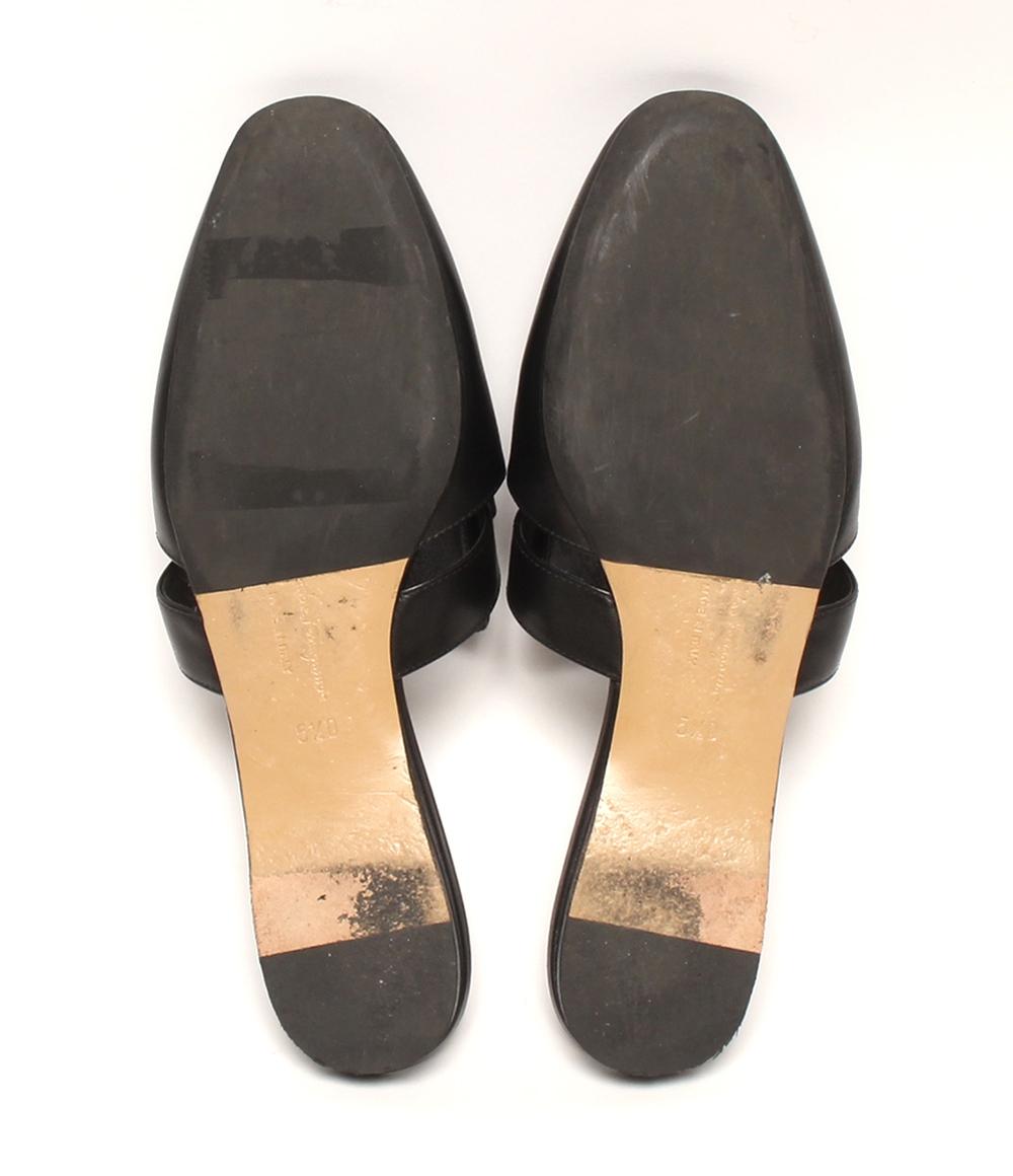 サルヴァトーレフェラガモ ミュール ヴァラ リボン レディース SIZE 5