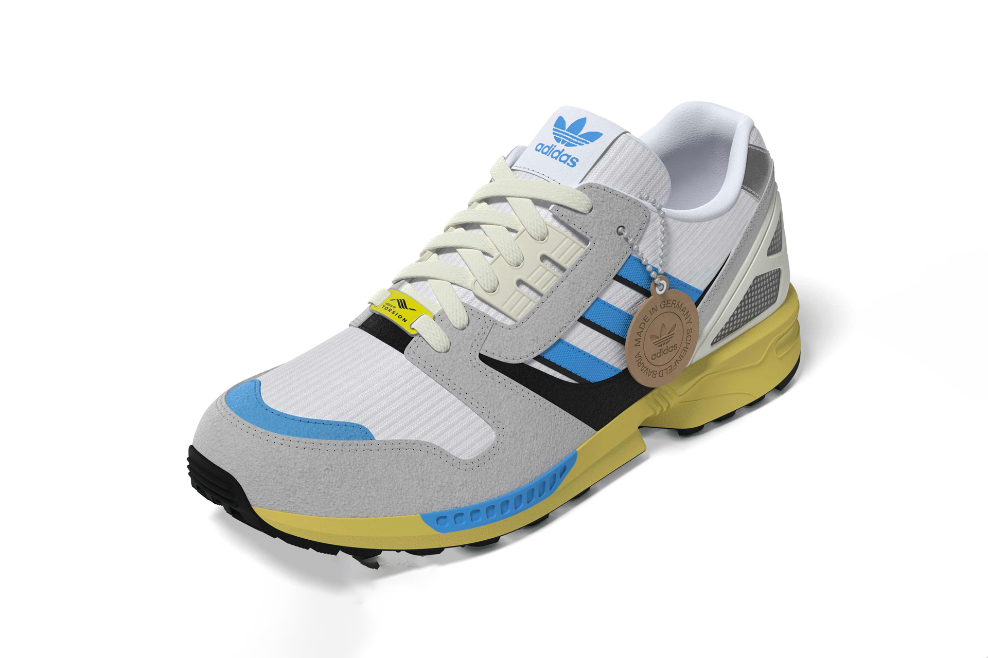 adidas ZX 8000 Made In Germany - JR4609 - Ftw White/ Luaq/ Power