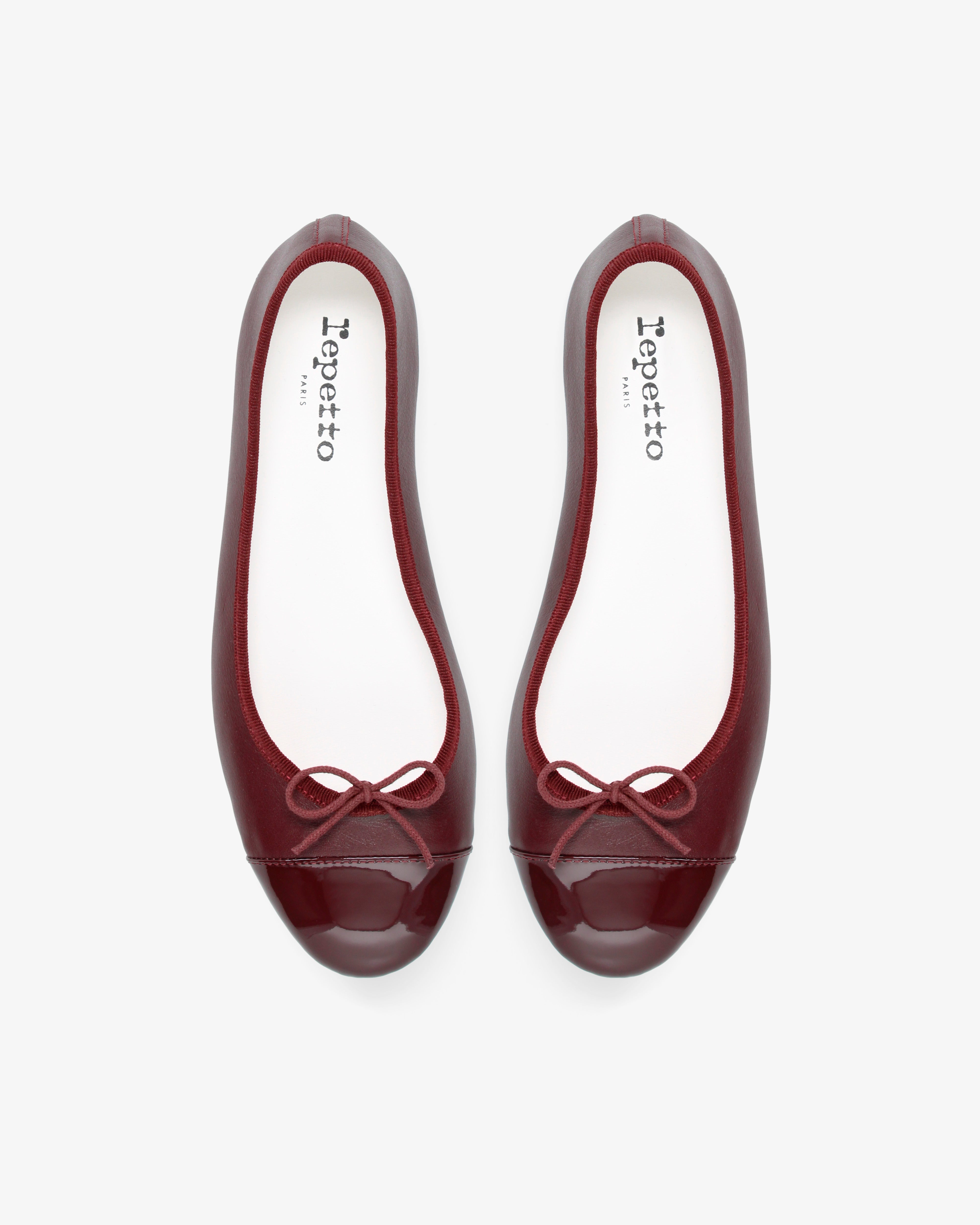 Flora Ballet Flats Deep Wine Red | Repetto