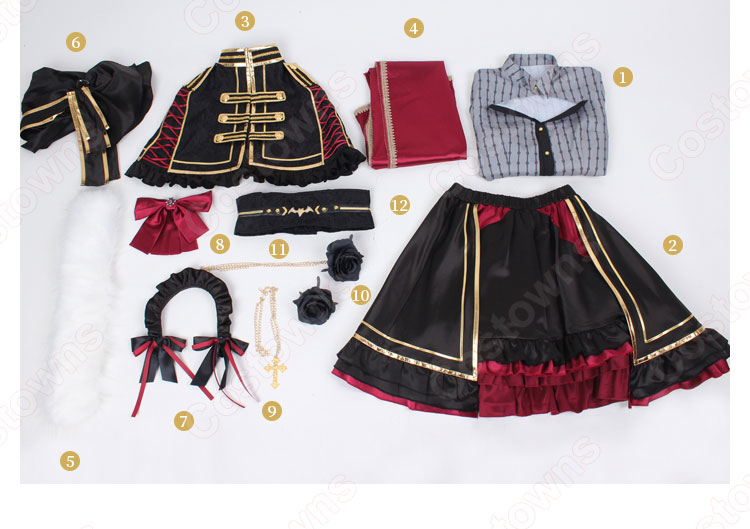 にじさんじ 葛葉（くずは） 女体化 サーニャ コスプレ衣装 VTuber