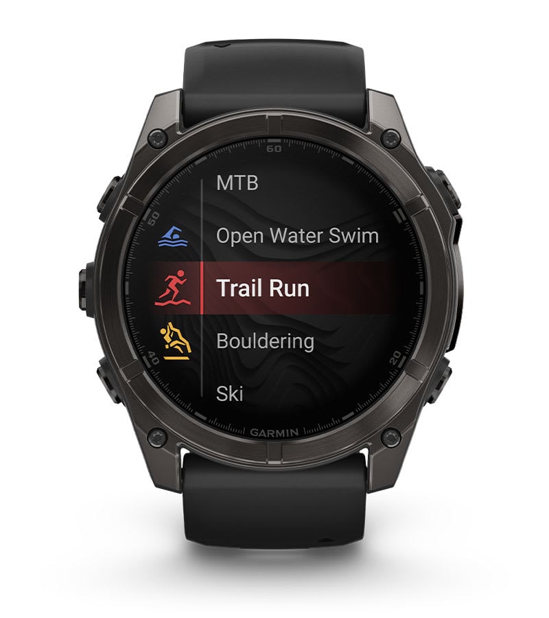 Garmin fēnix® 8 – 47 mm, AMOLED Sapphire, Carbon Gray DLC Titanium