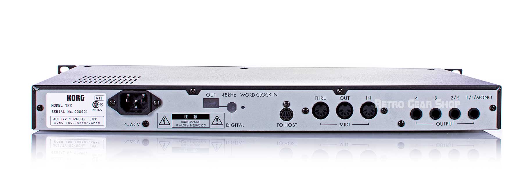 Korg Trinity TR Rack Near Mint + Original Box Manuals Cables