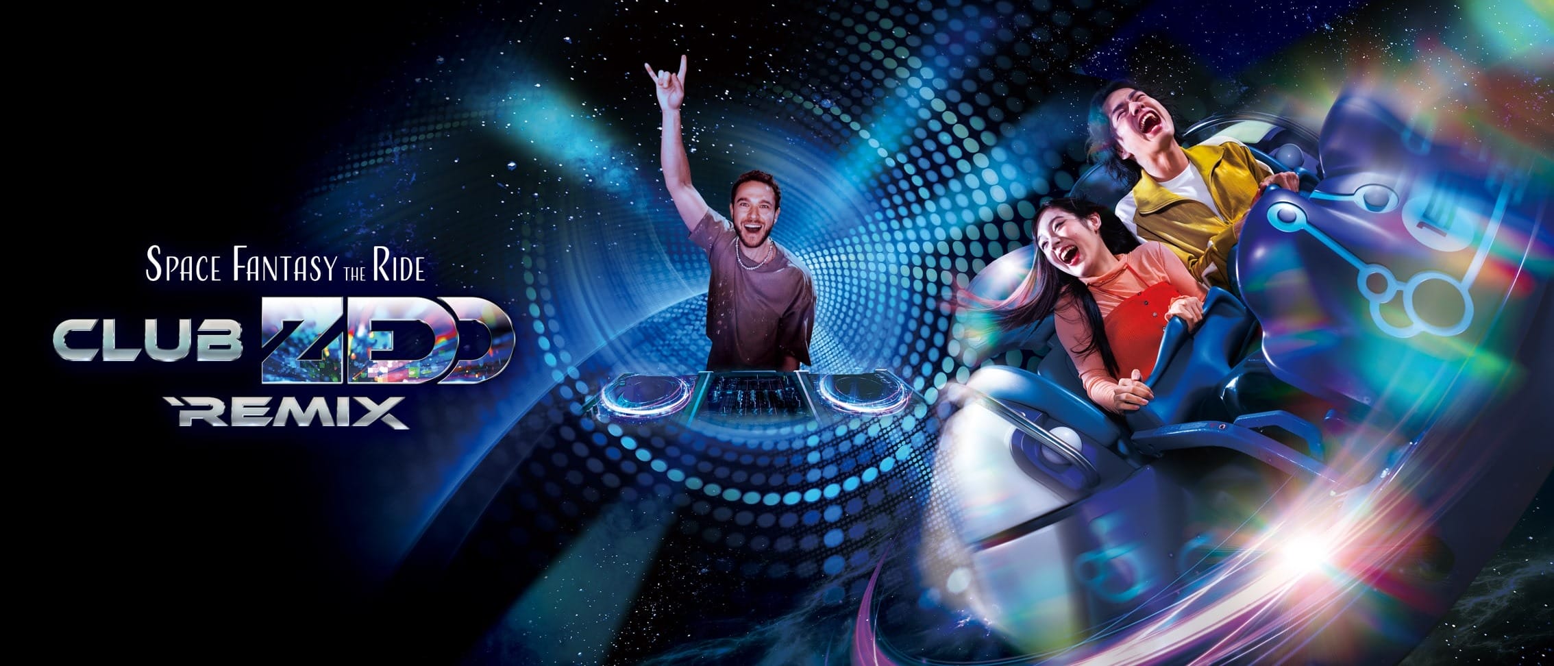 Space Fantasy at Universal Studios Japan Debuting New Zedd Overlay