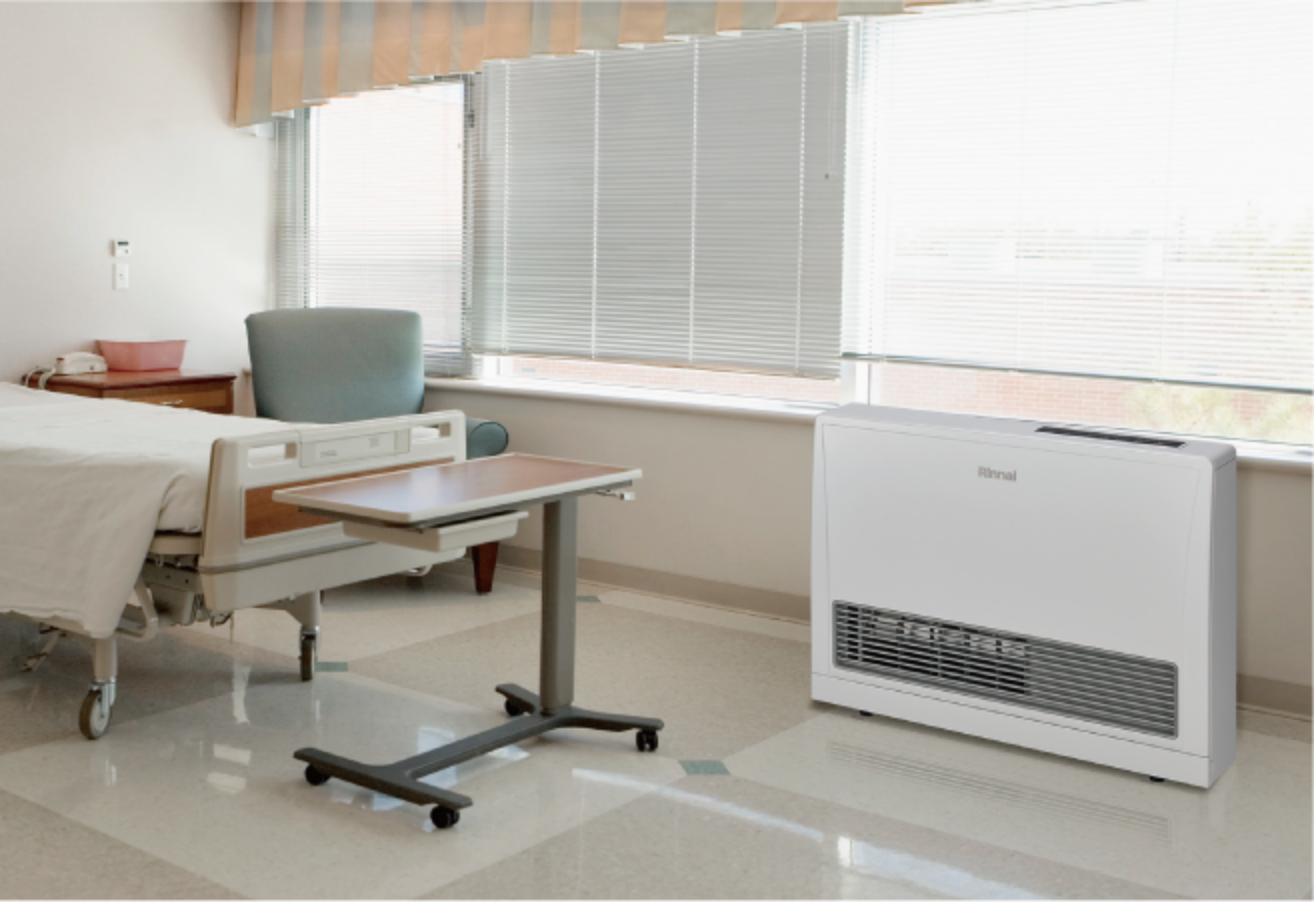 ガスFF暖房機：特長 － リンナイ