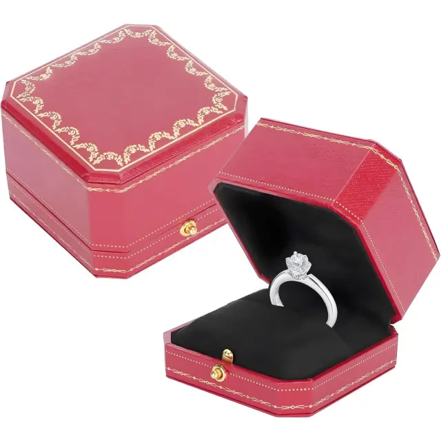 Cartier Boxes | Custom Red Leather Jewelry Packaging – Richpack