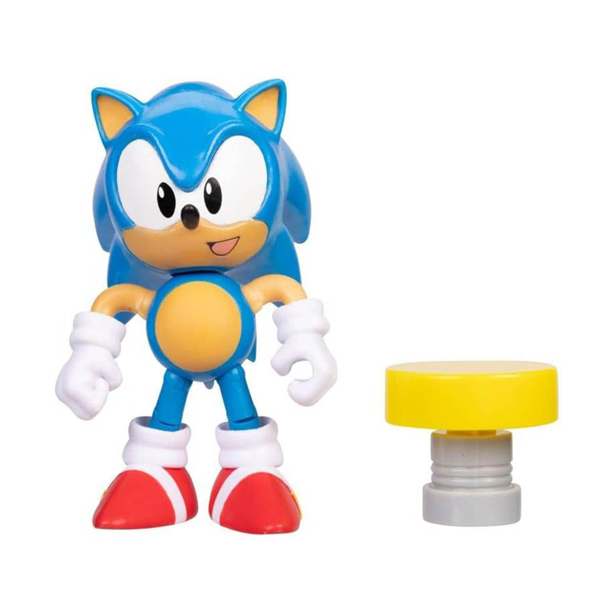Boneco Articulado Sonic De 9Cm Com Mola - Sonic - Ri Happy