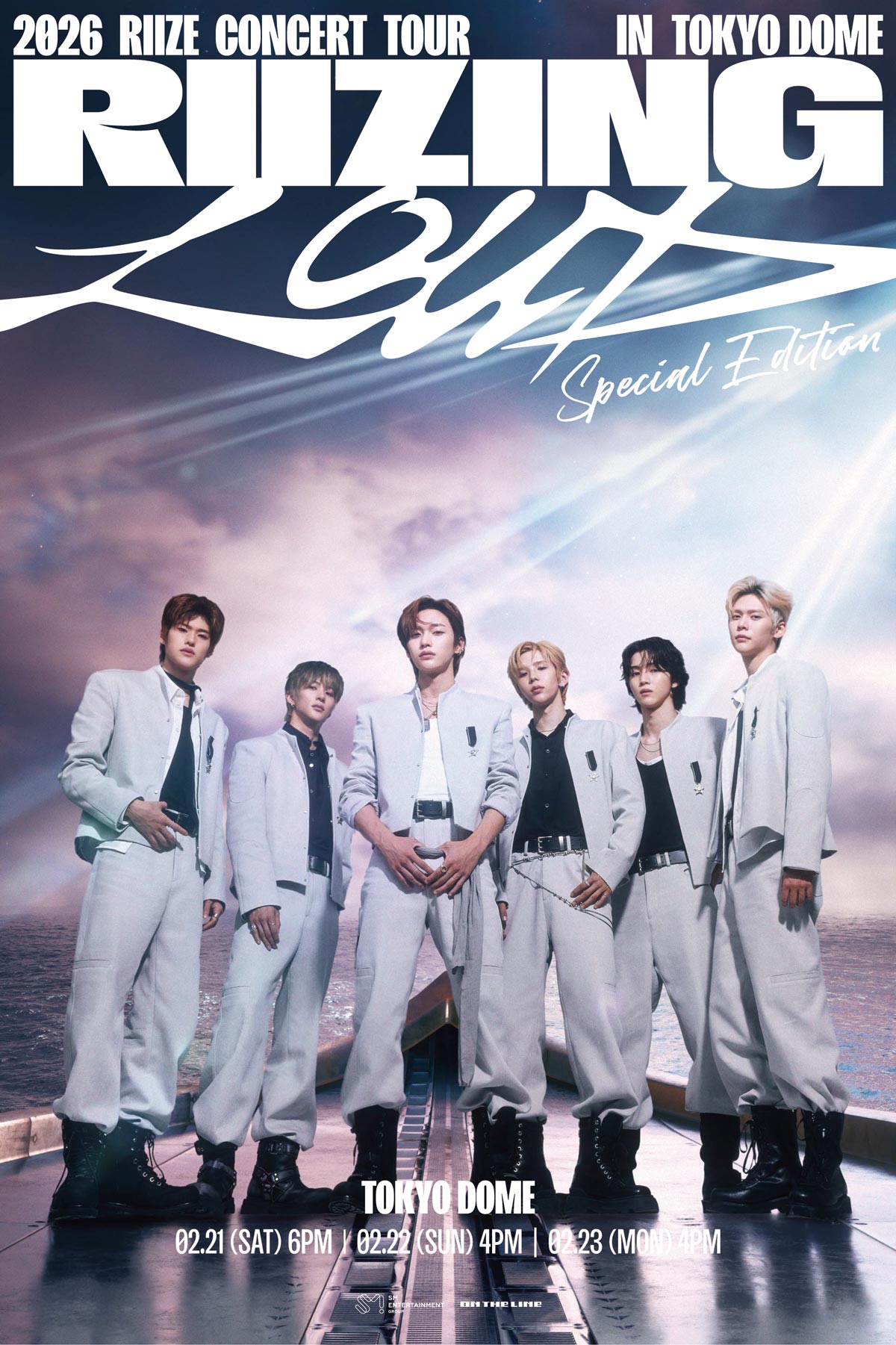 CSチャンネル・日テレプラスにて『2026 RIIZE CONCERT TOUR [RIIZING