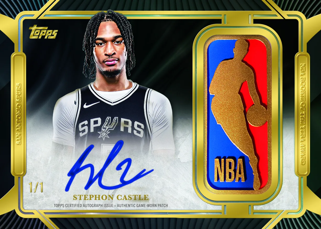 ゴールド NBA ロゴマン レリックカードを追え | 2025-26 Topps Chrome
