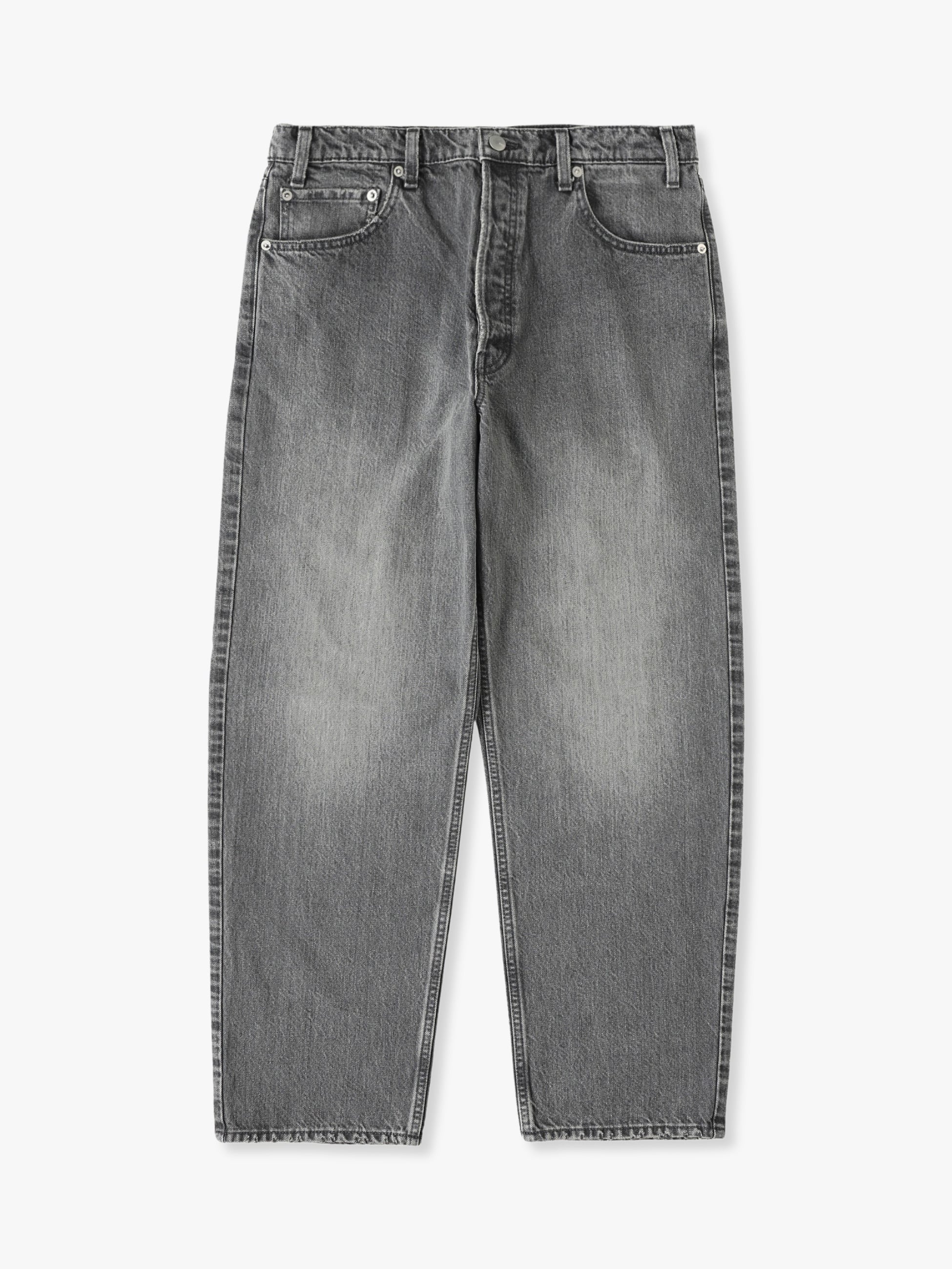 ロバート ワイドフィット ブラックデニムパンツ｜RHC(アールエイチシー