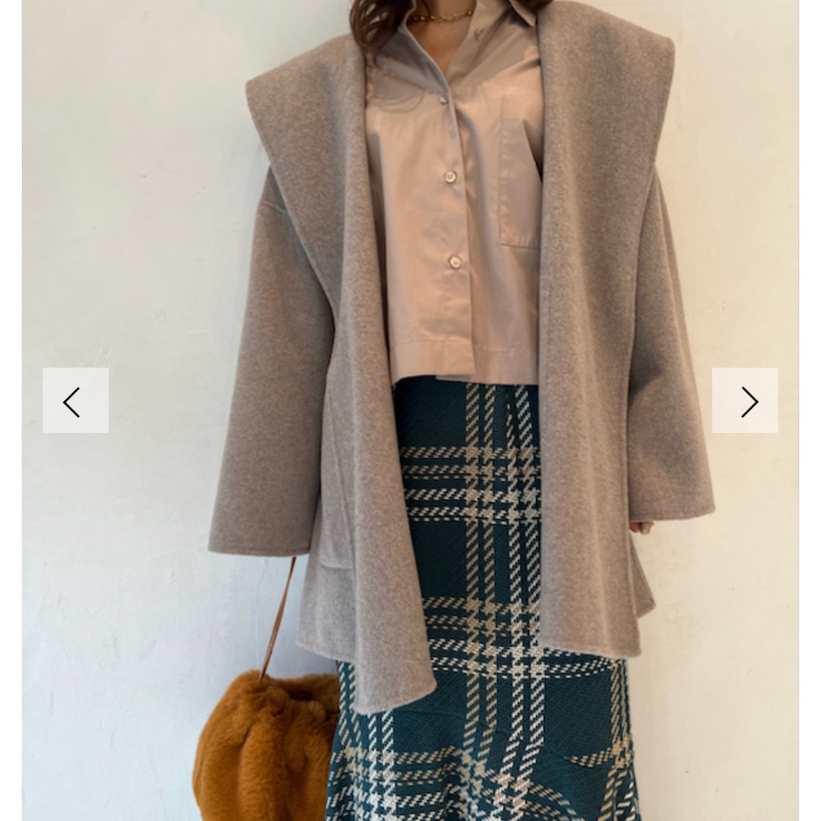 SALE／50%OFF】Mila Owen ハーフ丈ポンチョ風リバーコート ミラ