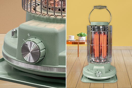 レトロ調電気ストーブ - ROOMMATE