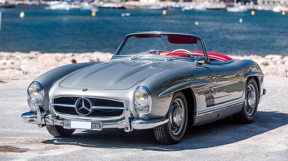 A Rare 1957 Mercedes-Benz 300 SL Roadster Is Up for Sale in Monaco