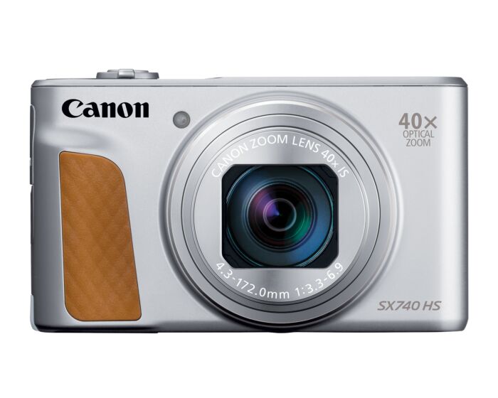 Canon PowerShot SX740 HS (Silver) New-In-Box at Roberts Camera