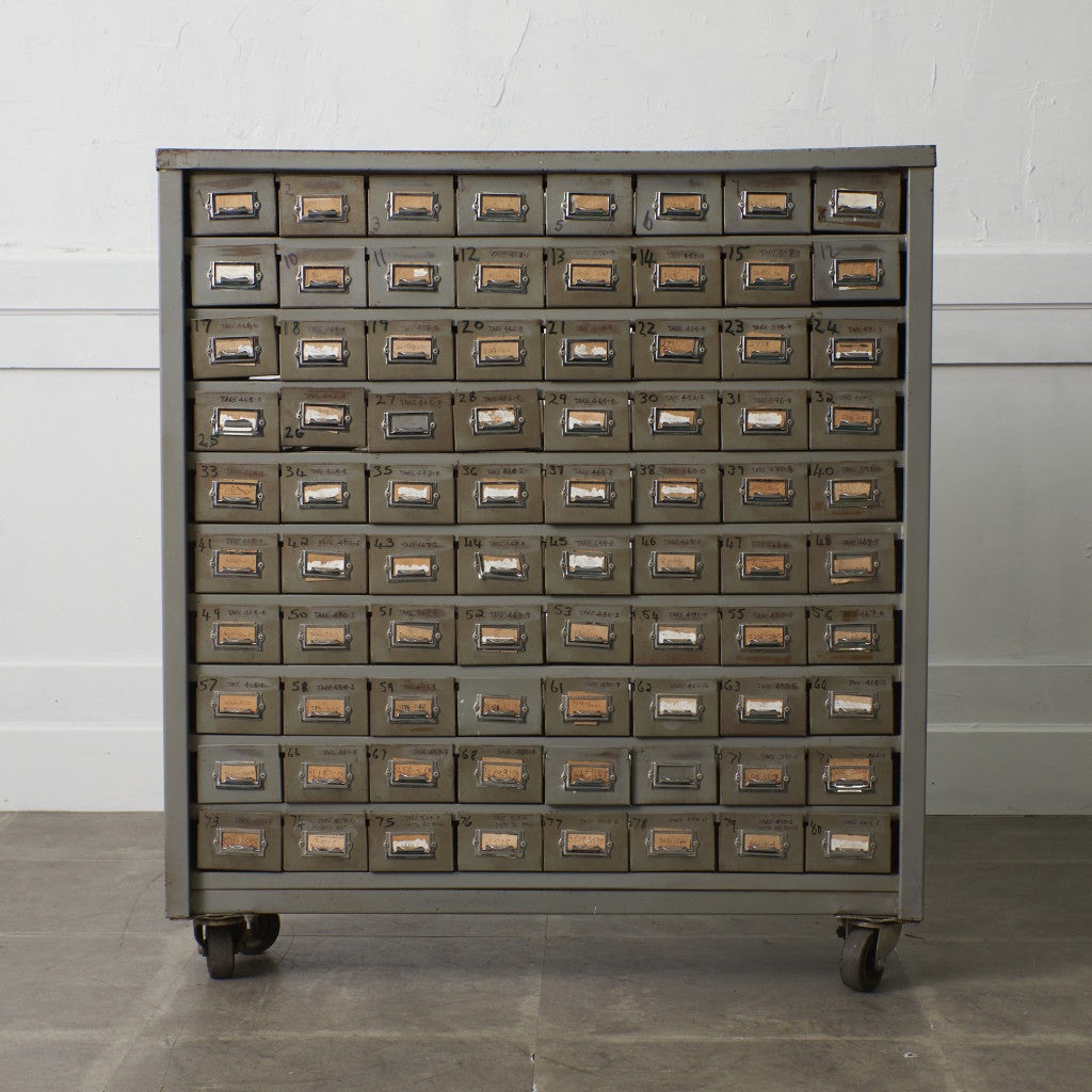 ヴィンテージ メタル ツールキャビネット｜rocca rocca