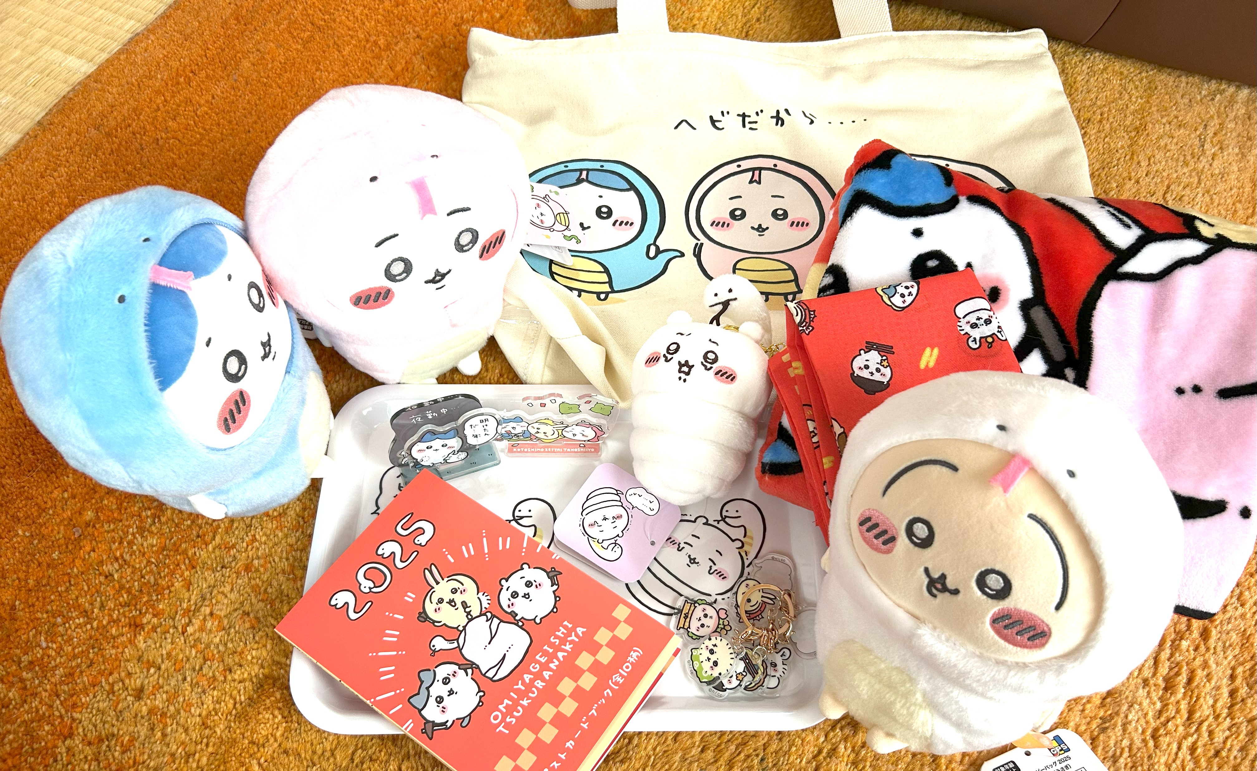 店頭販売もあるかも】4ヶ月前に予約した『ちいかわ』の福袋がやっと届