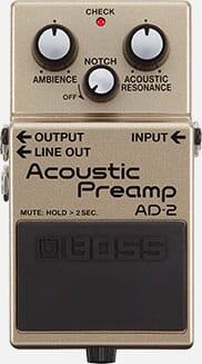 BOSS AD2 ACOUSTIC PREAMP COMPACT EFFECT PEDAL Rockshop