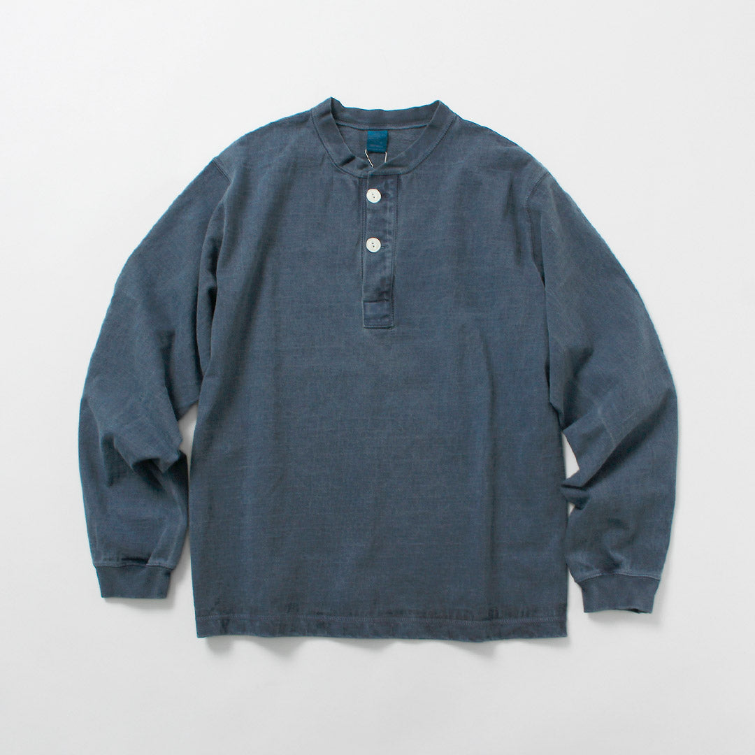 GOOD ON（グッドオン） ロングスリーブ ヘビー ヘンリーTシャツ