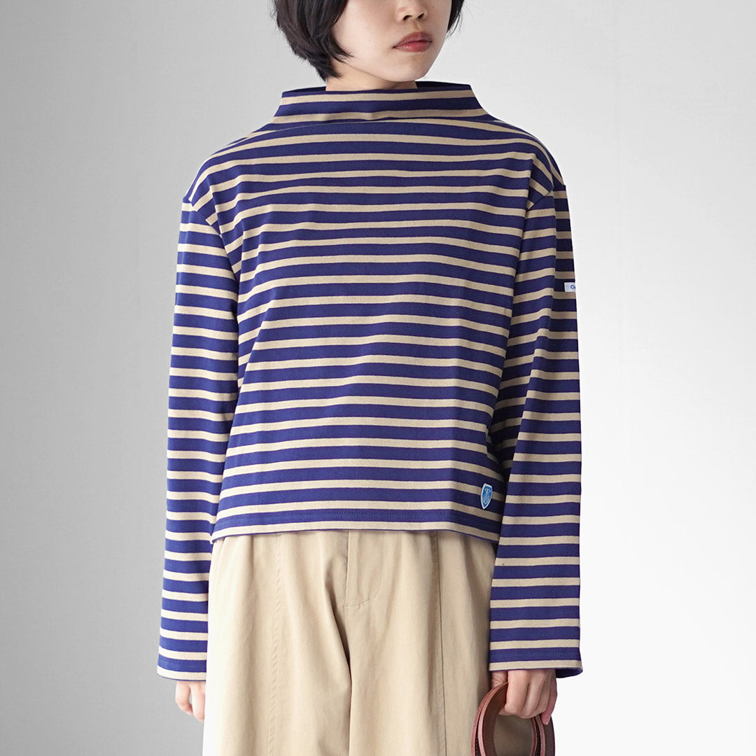 ORCIVAL（オーシバル） ボトルネック ロングスリーブ プルオーバー