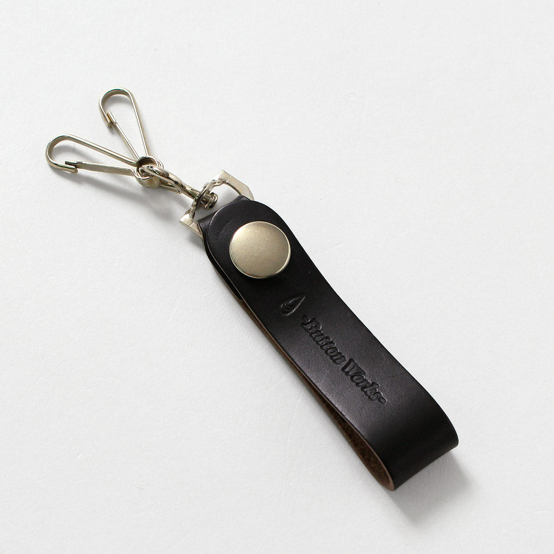 BUTTON WORKS（ボタンワークス） クロムエクセル レザーキーホルダー