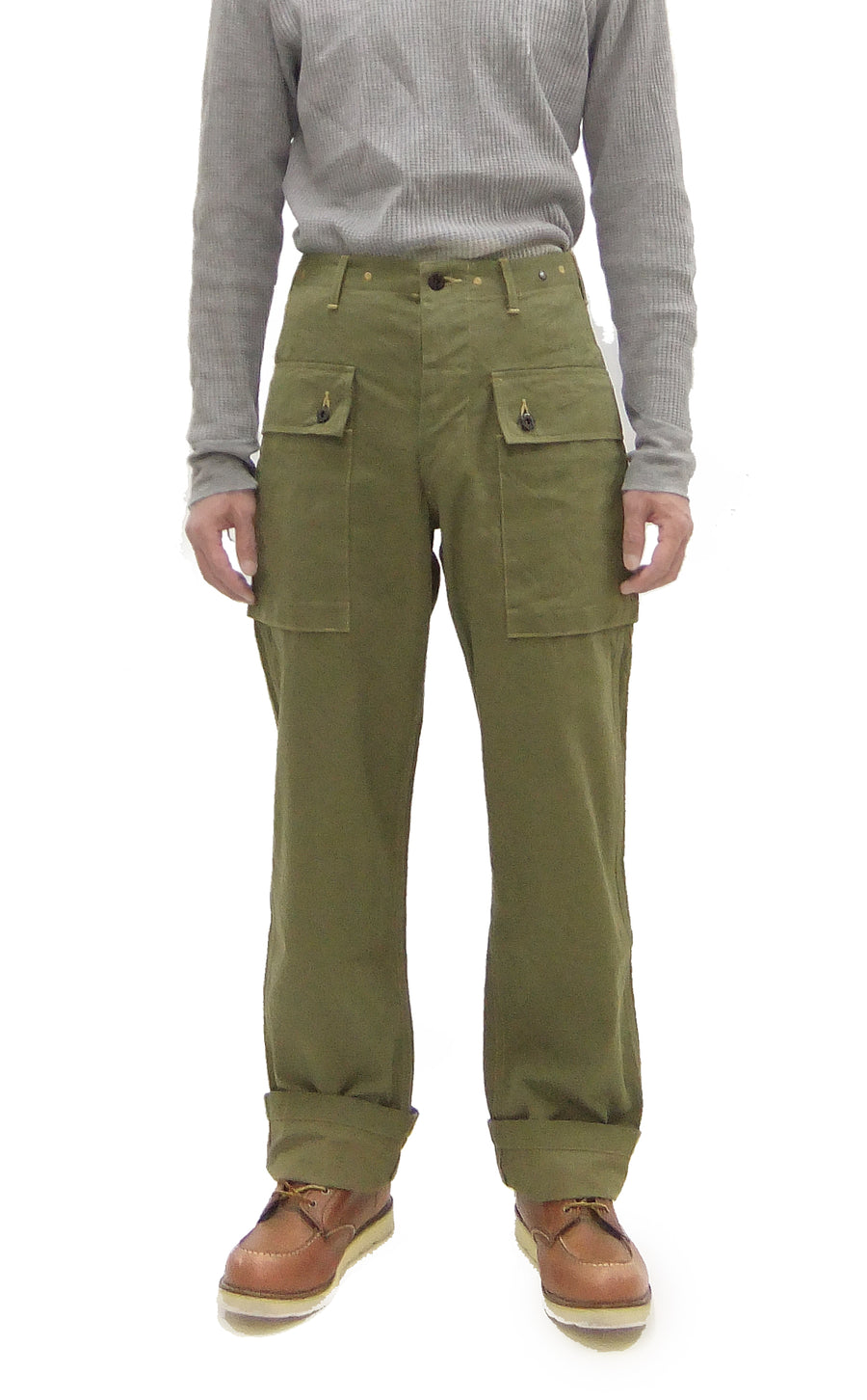 Buzz Rickson Cargo Pants Men's USMC P44 Combat Herringbone