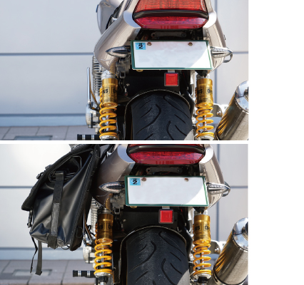 RY59192 トライアングルサイドバッグサポート ダブル | ラフ＆ロード