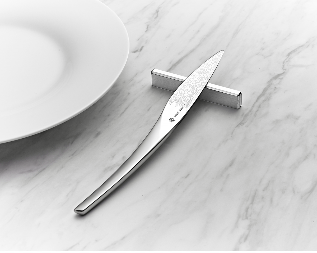 天*し様 Ryusen Hamono 未使用品龍泉刃物ステーキナイフ SK01 ステーキナイフ アシンメトリー SK01・ステーキフォーク グレイス