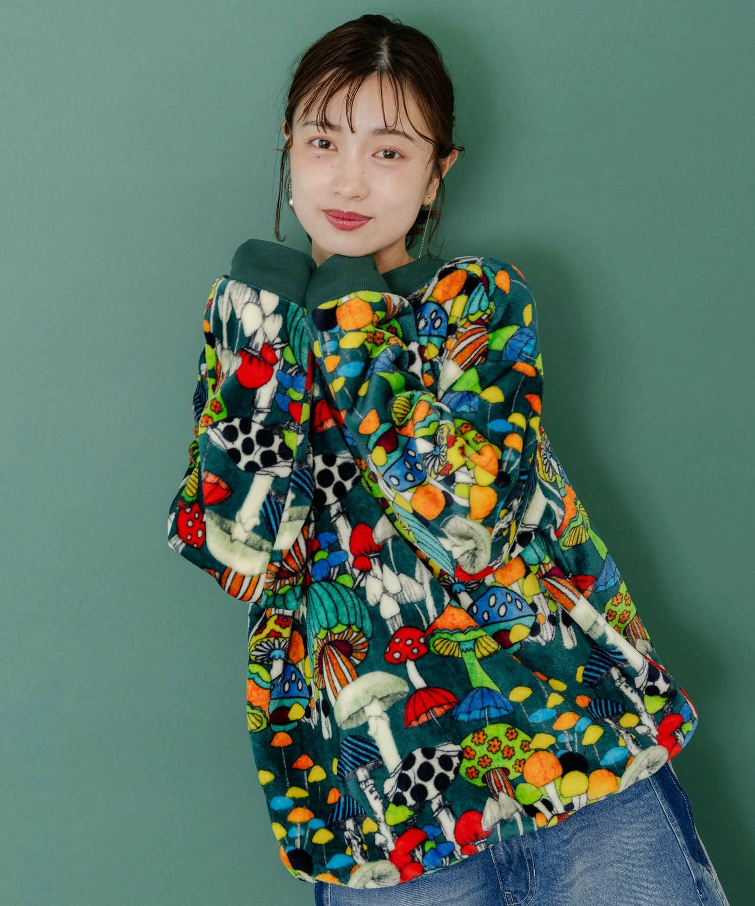 153696：スカラー柄展開フランネルプルオーバーの通販-ScoLar