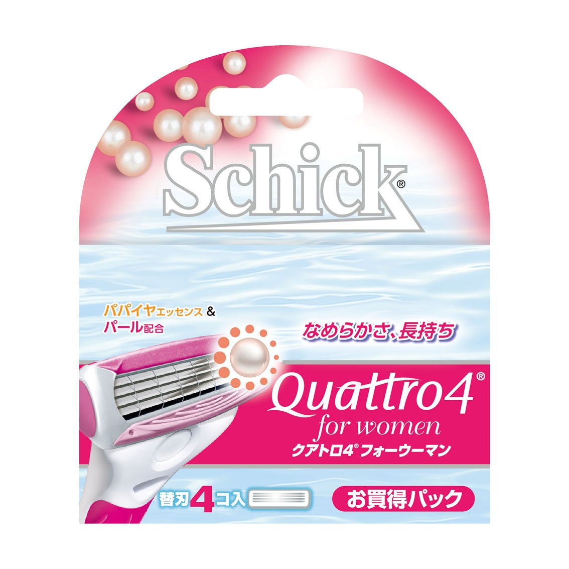 シック｜クアトロ4 フォーウーマン 替刃（4コ入）