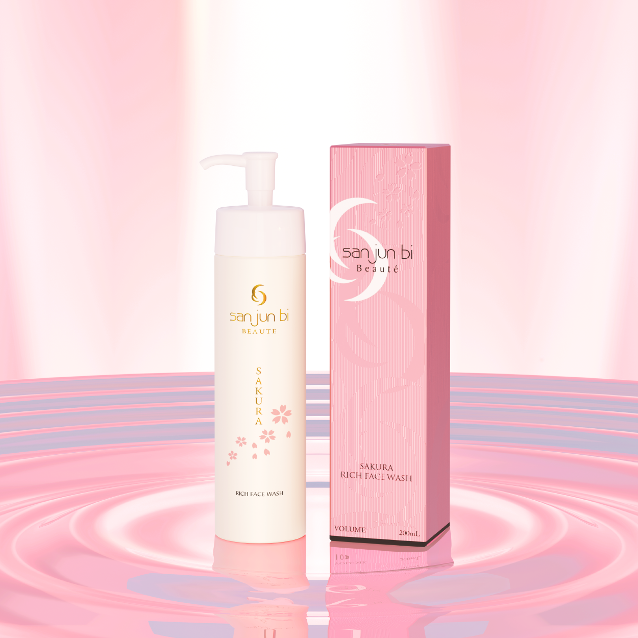 桜リッチフェイスウォッシュ｜三潤美