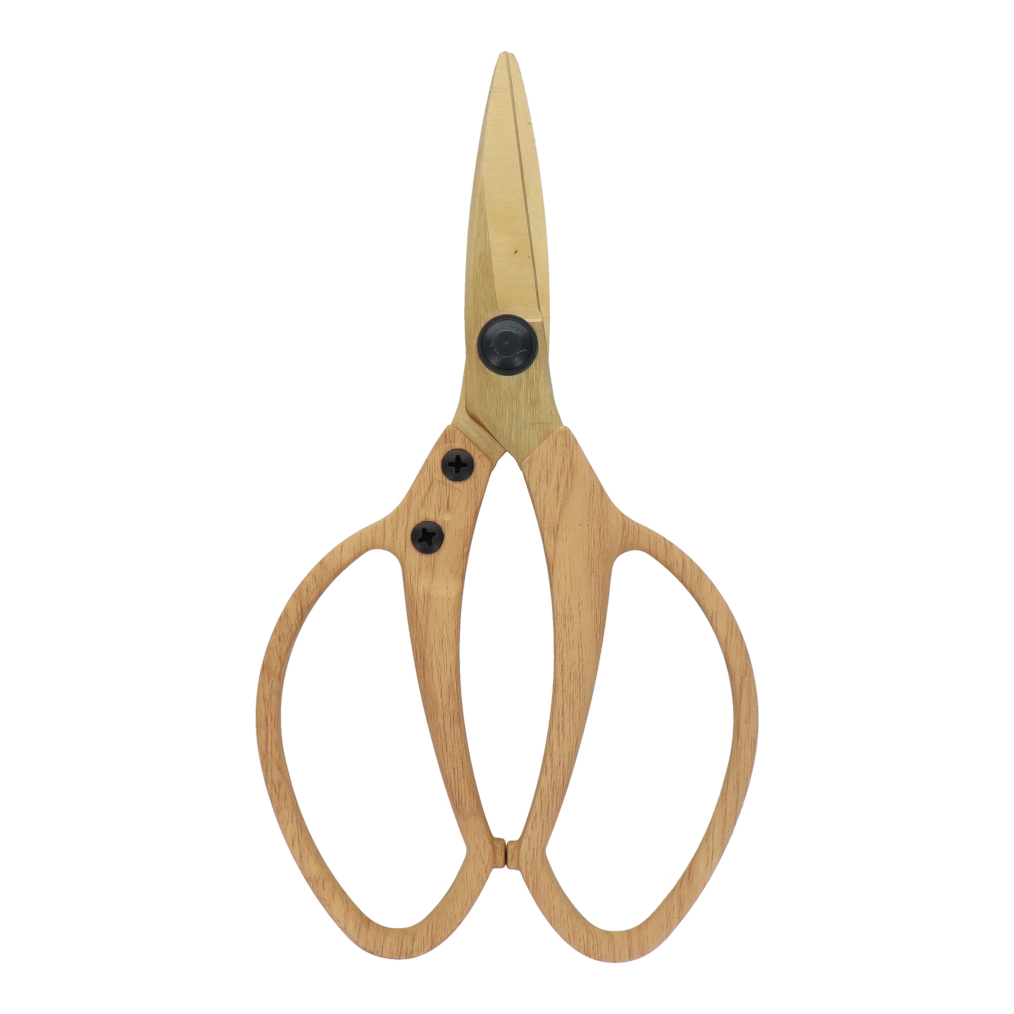 A821 鋏（ハサミ） 植木鋏 Wood Style チタンコーティング 植木鋏