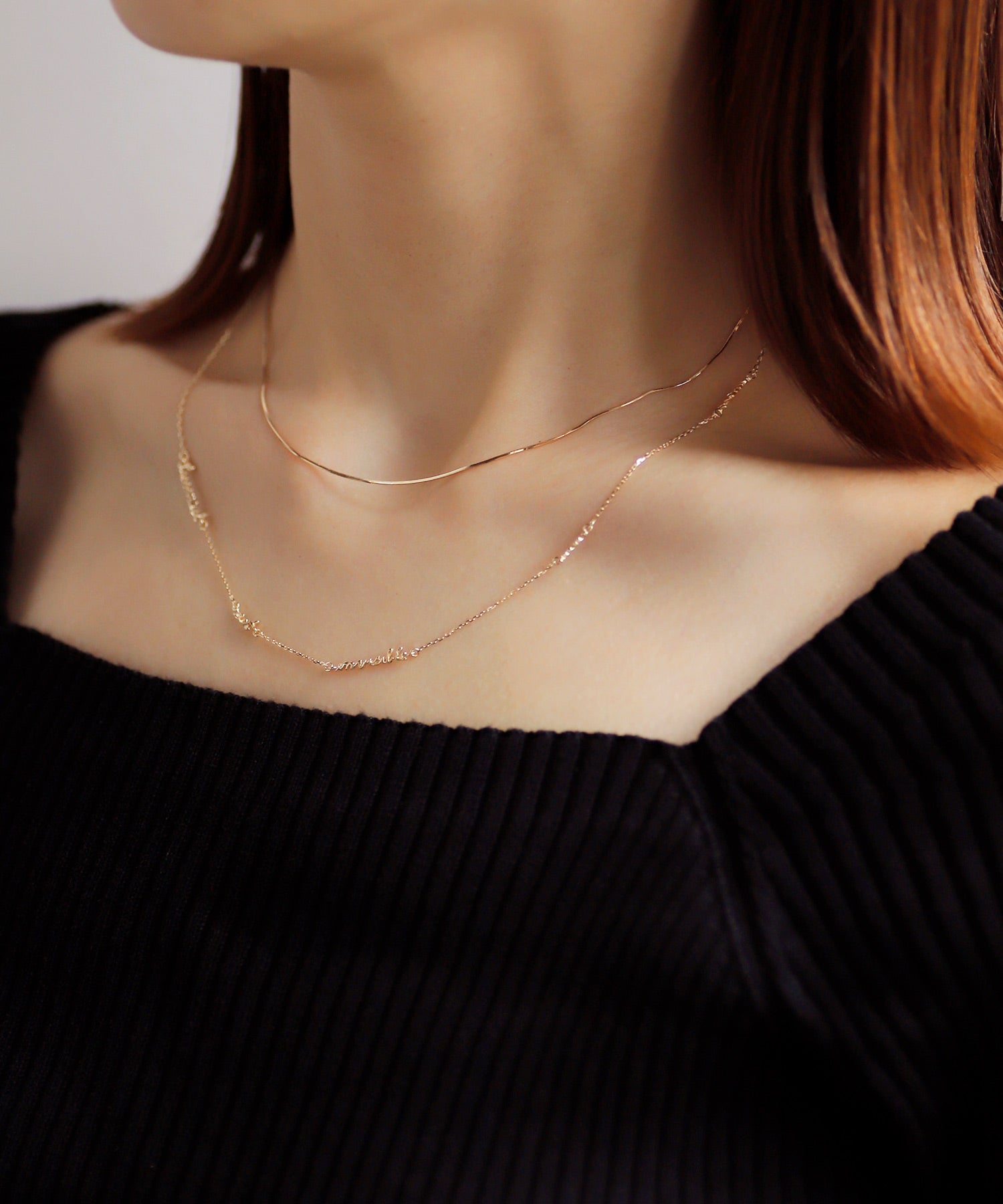 SIENA ROSE】チェーンネックレス[コンパクトチェーン][K18]｜SANPO