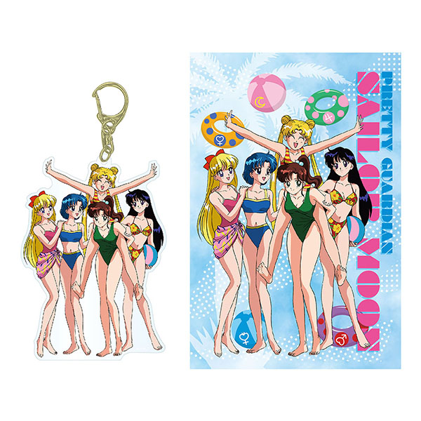 ストアオリジナル ポストカード付アクリルキーホルダー サマーシリーズ