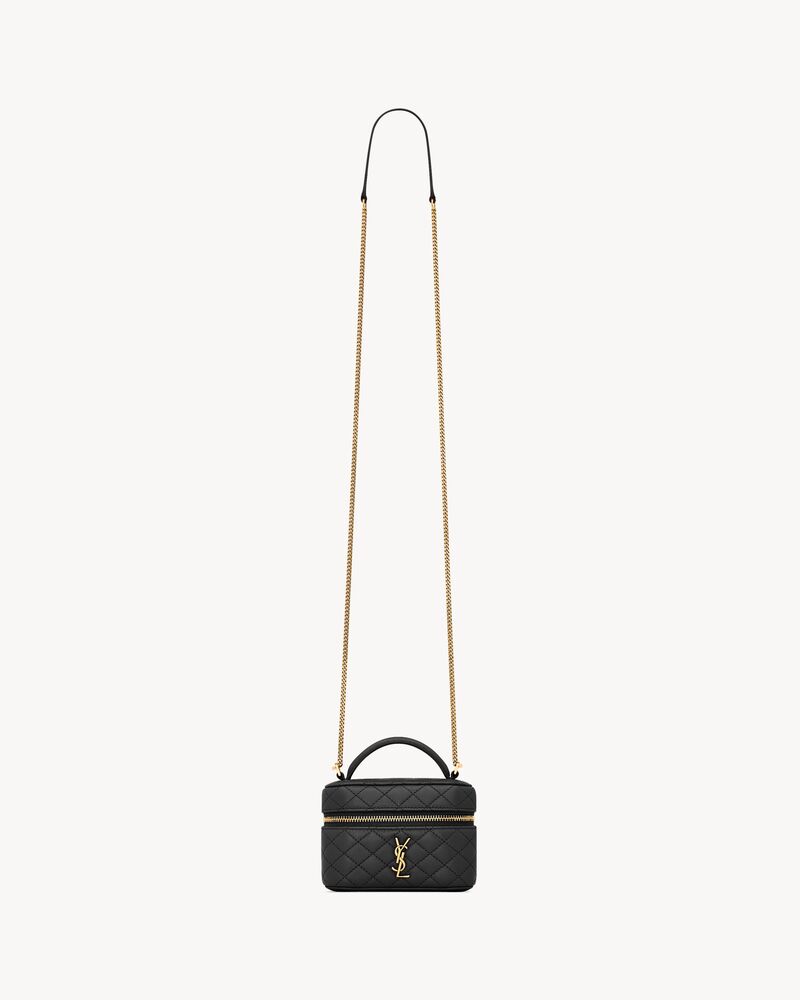 GABY micro vanity bag in lambskin in Black | Saint Laurent | YSL EN-US
